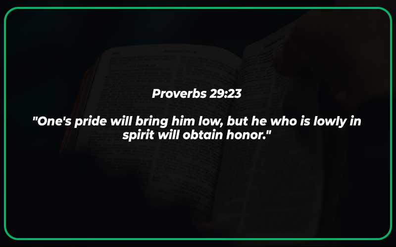 Proverbs 29:23