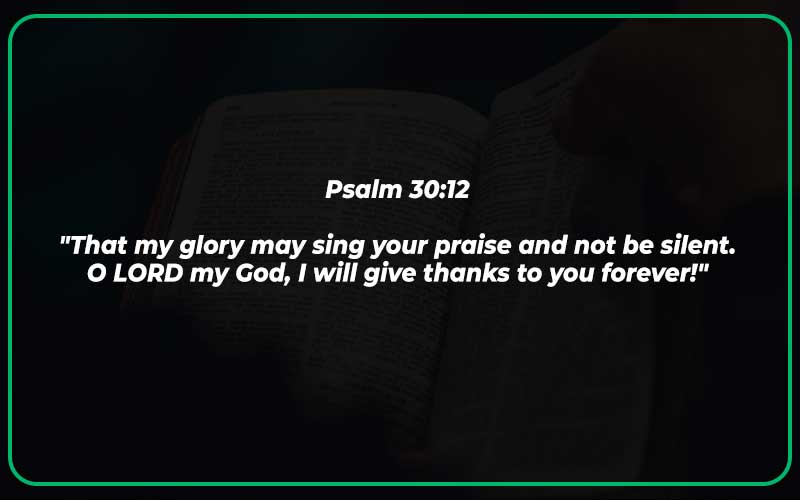 Psalm 30:12