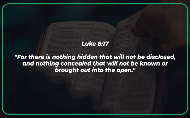 Bible Verses About Be Sure Your Sin Will Find You Out