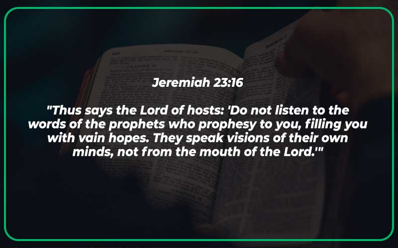 Bible Verses About False Prophets