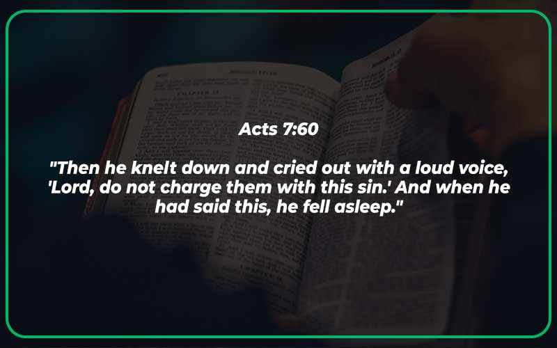 Acts 7:60