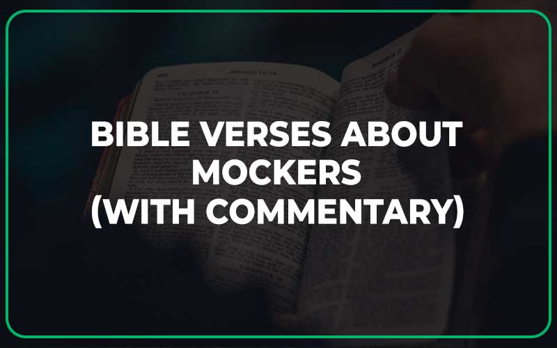 Bible Verses About Mockers