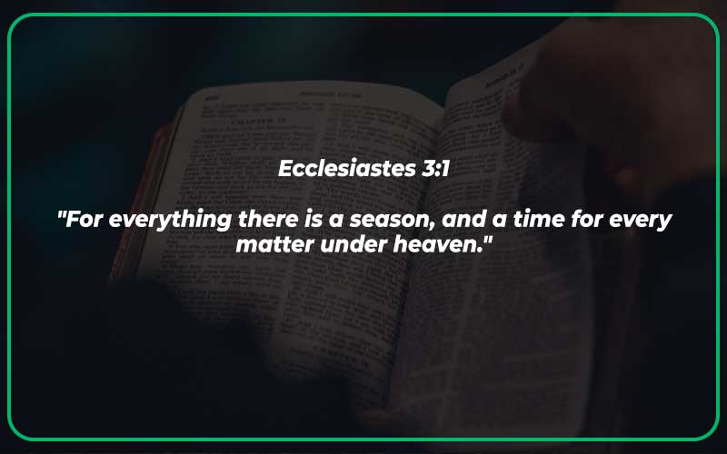 Bible Verses About Opportunities