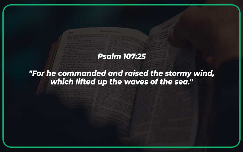 Bible Verses About Storms