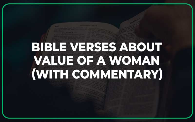 Bible Verses About Value Of A Woman