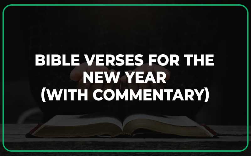 Bible Verses for the New Year