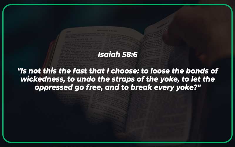 Bible Verses About Breaking Chains