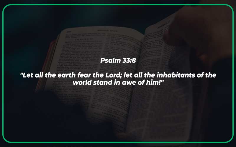 Bible Verses About Fearing God