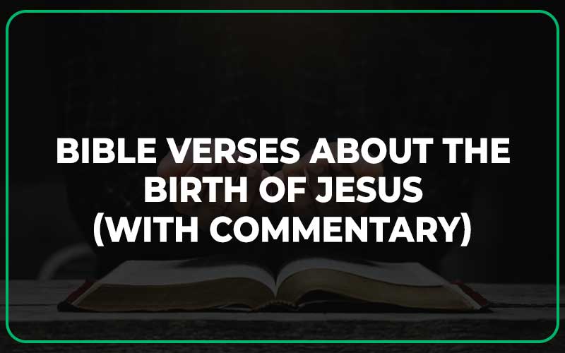Bible Verses About the Birth of Jesus
