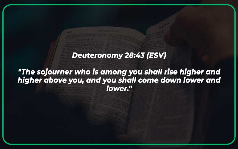Deuteronomy 28:43