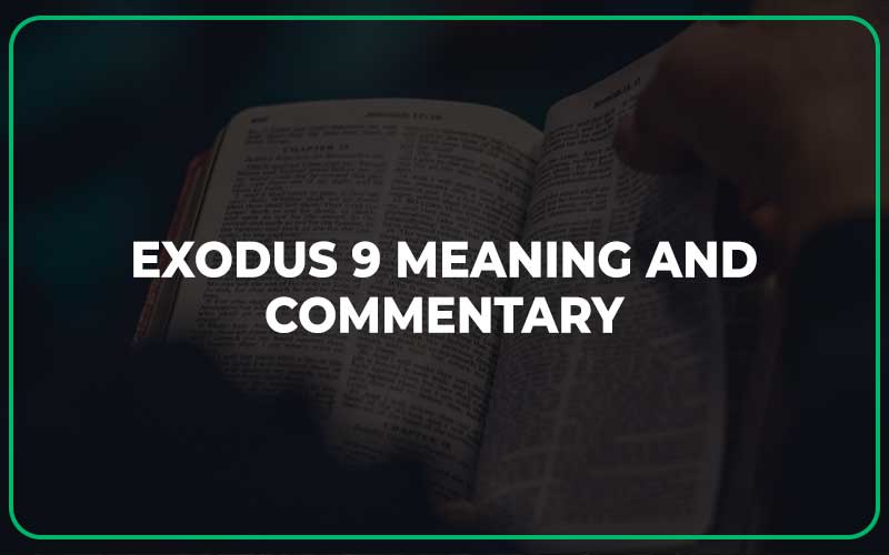 Exodus 9 Meaning and Commentary