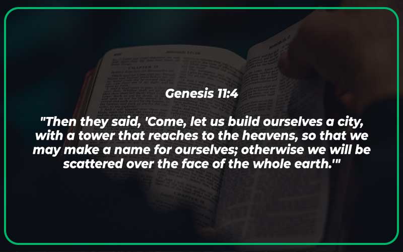 Genesis 11:4 Meaning and Commentary