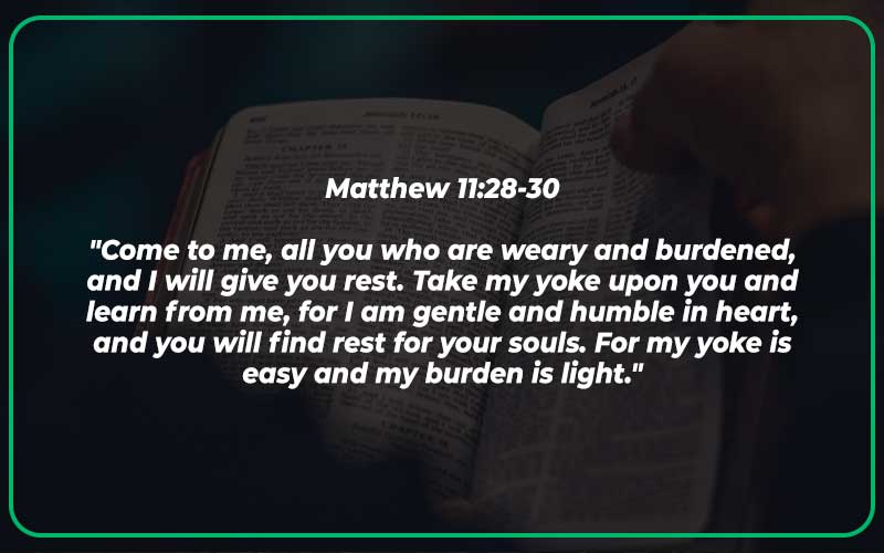 Matthew 11:28-30