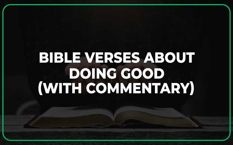 Bible Verses About Doing Good