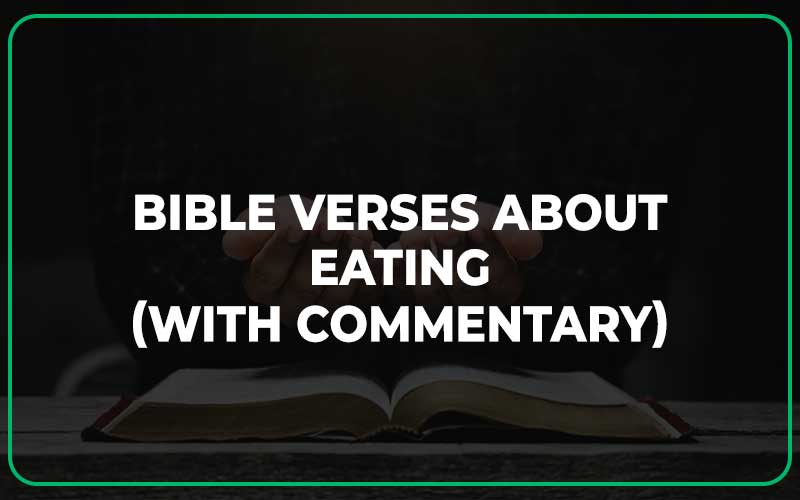 Bible Verses About Eating
