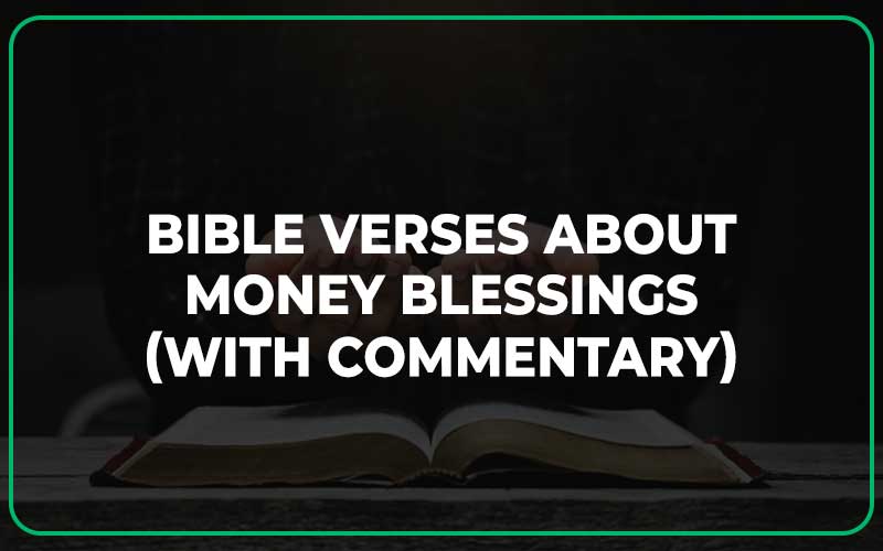Bible Verses About Money Blessings