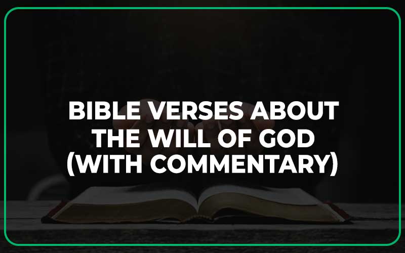 Bible Verses About The Will Of God