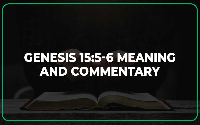 Genesis 15:5-6 Meaning and Commentary