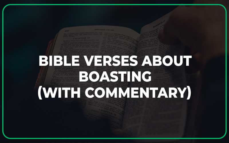 Bible Verses About Boasting