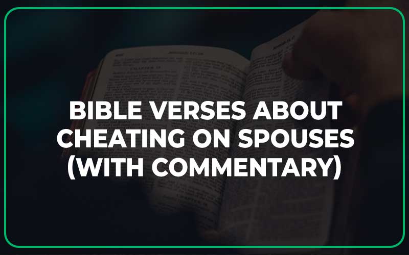 Bible Verses About Cheating On Spouses