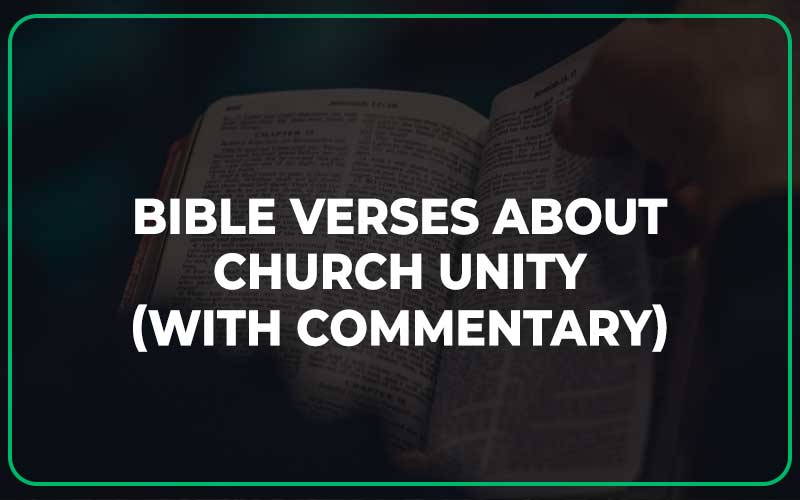 Bible Verses About Church Unity