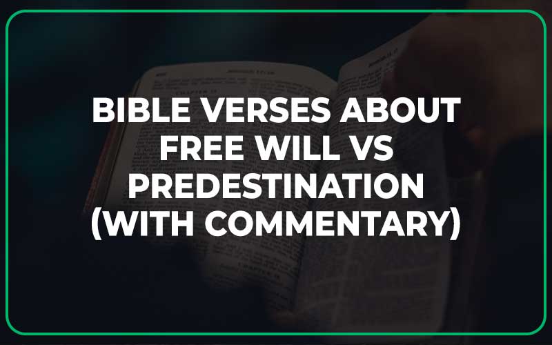 Bible Verses About Free Will Vs Predestination