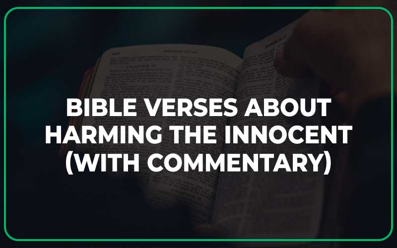 Bible Verses About Harming The Innocent