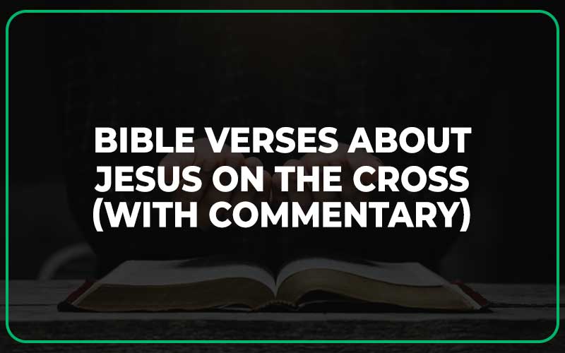 Bible Verses About Jesus On The Cross
