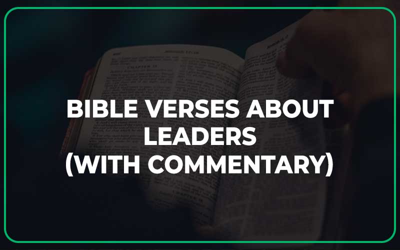 Bible Verses About Leaders