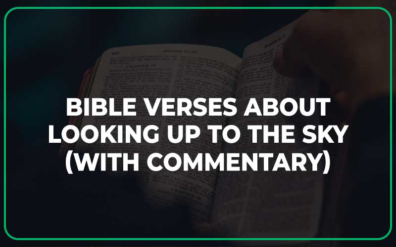 Bible Verses About Looking Up To The Sky