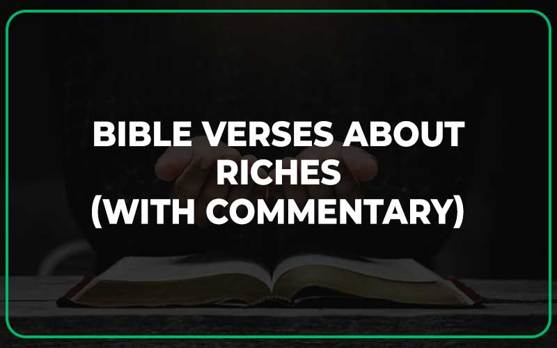 Bible Verses About Riches