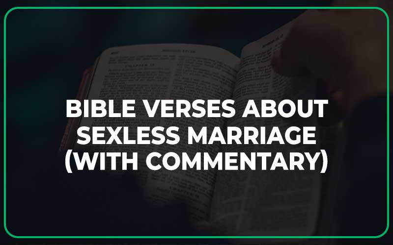 Bible Verses About Sexless Marriage