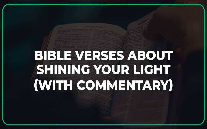 Bible Verses About Shining Your Light