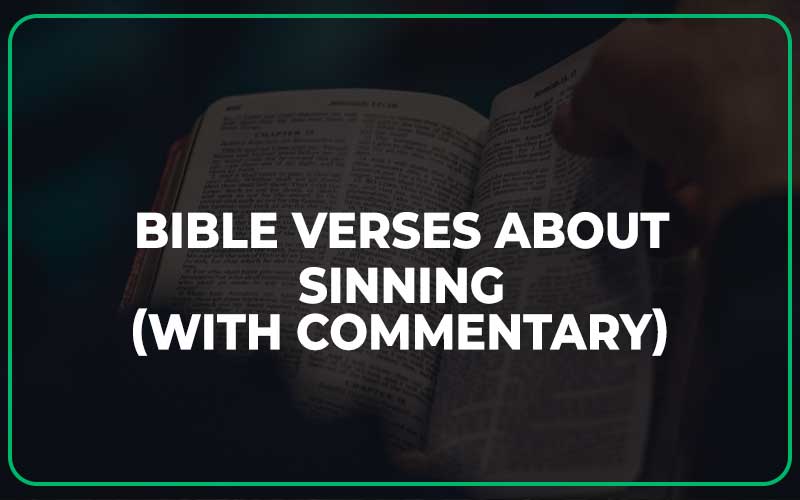 Bible Verses About Sinning