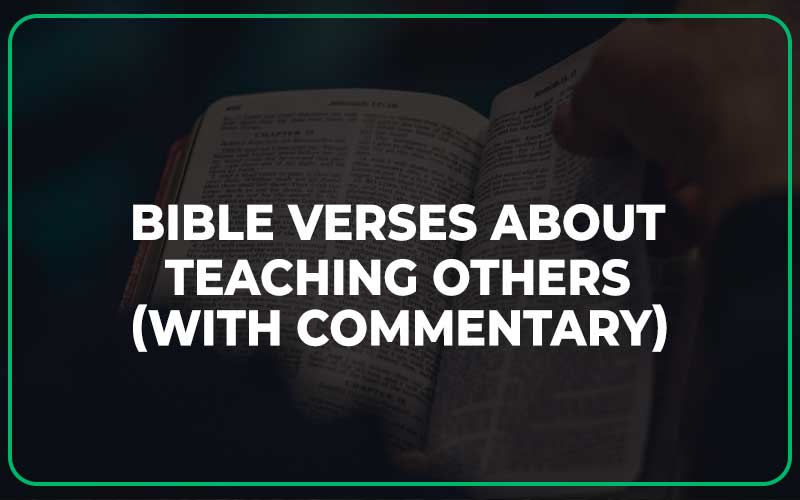 Bible Verses About Teaching Others