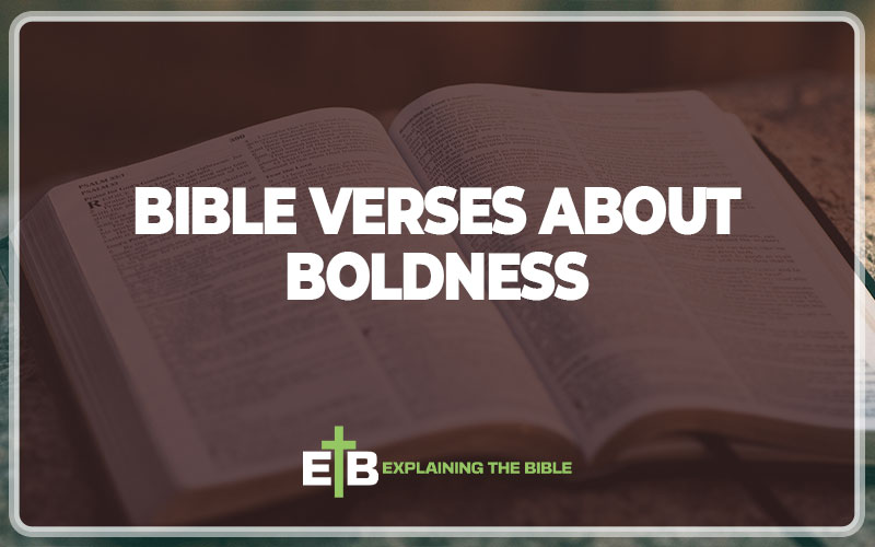 Bible Verses About Boldness