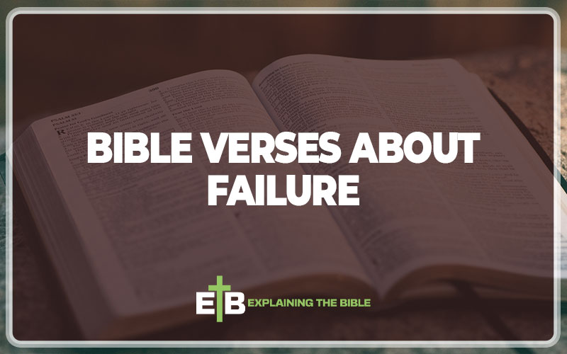 Bible Verses About Failure