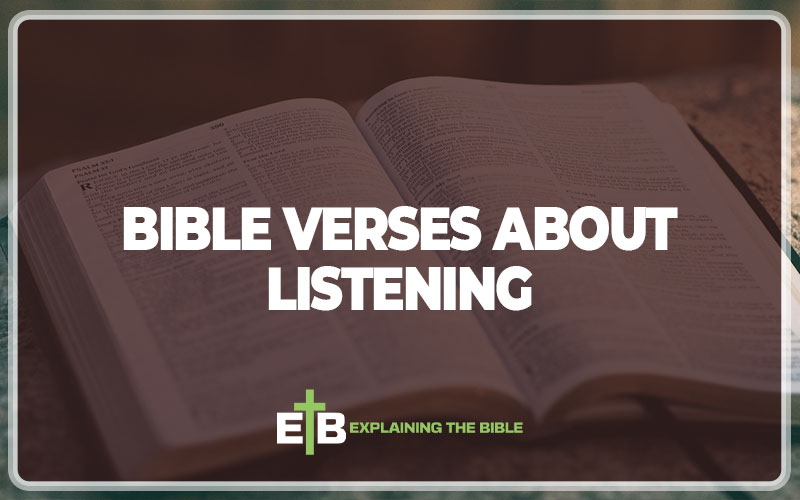 Bible Verses About Listening