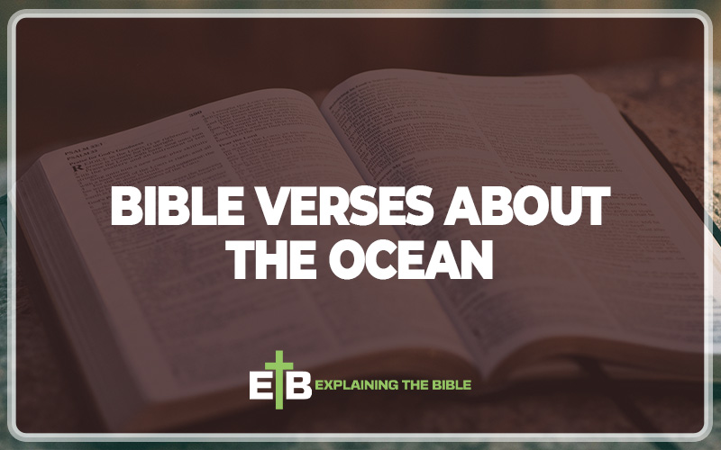 Bible Verses About The Ocean