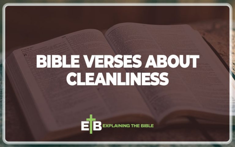 30 Important Bible Verses About Cleanliness – Explaining The Bible