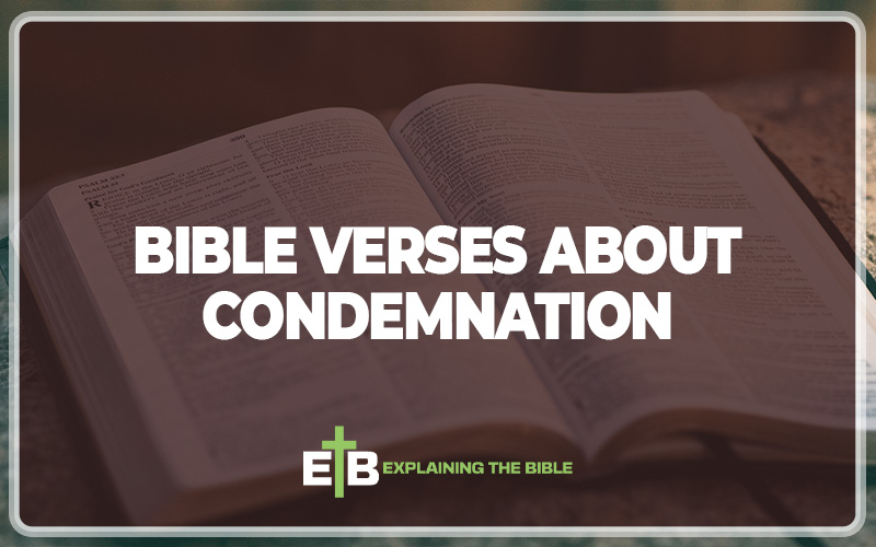 Bible Verses About Condemnation