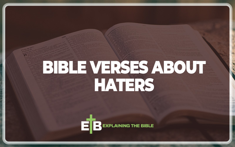 Bible Verses About Haters
