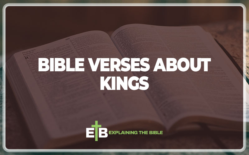 Bible Verses About Kings