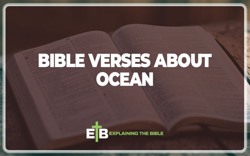 Bible Verses About Ocean