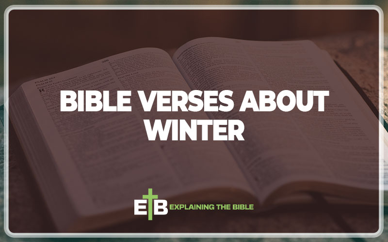 Bible Verses About Winter