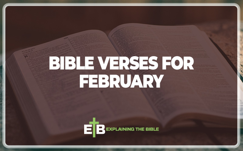 Bible Verses For February