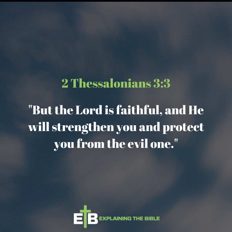 2 Thessalonians 3:3
