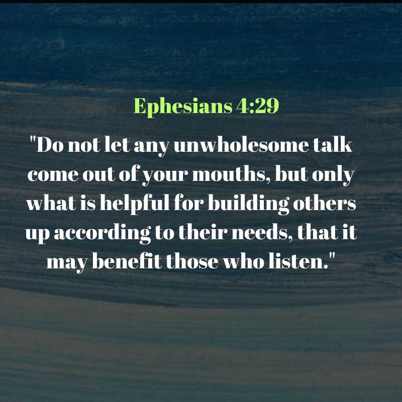 Ephesians 4:29