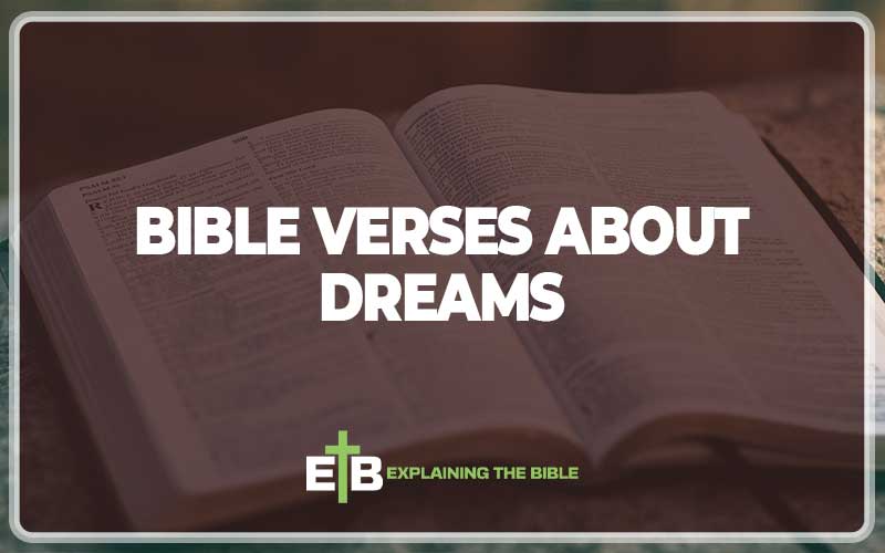 Bible Verses About Dreams