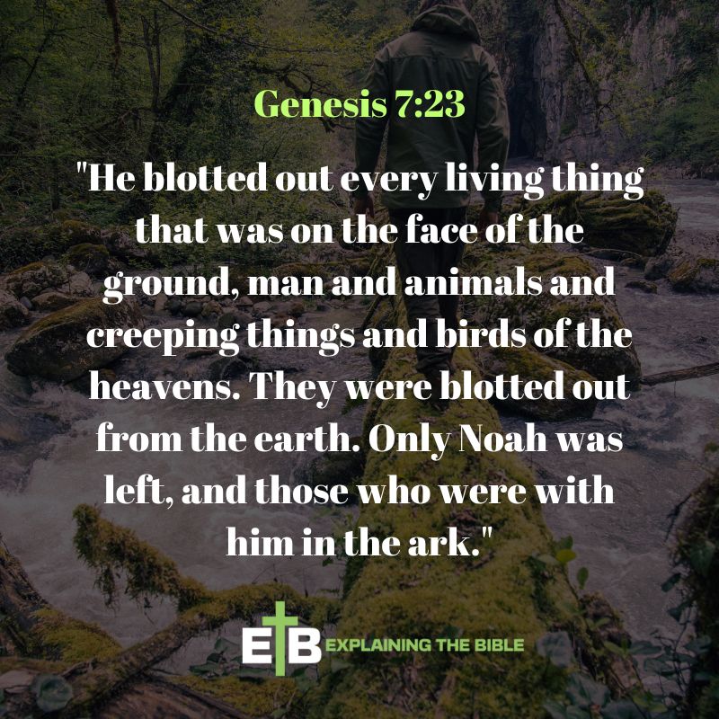 Genesis 7:23